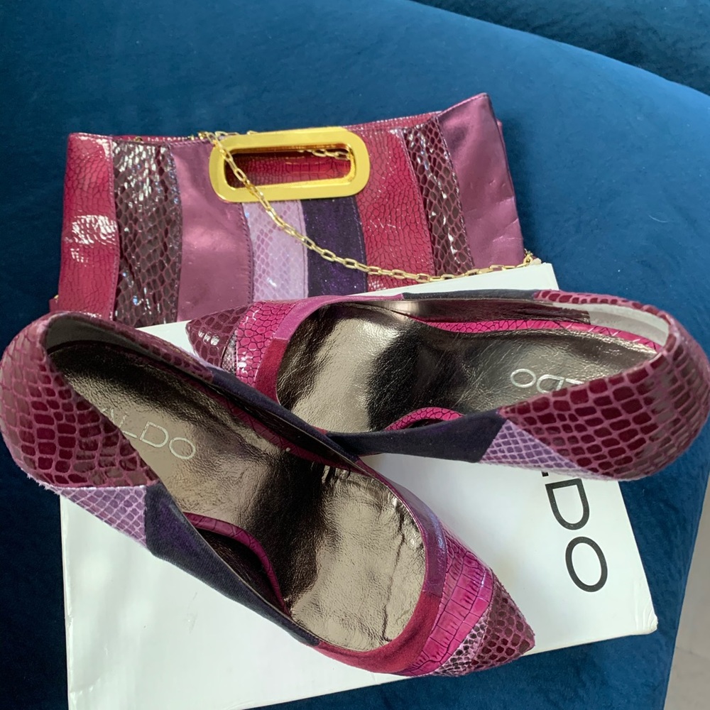 Authentic Aldo Purple Heels